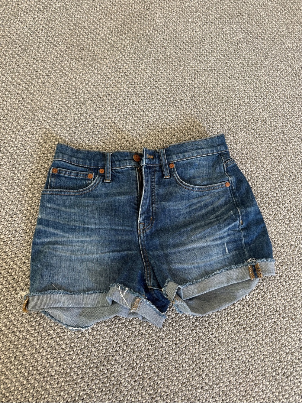 Madewell Classic High-Rise Women’s Denim Shorts in Blue